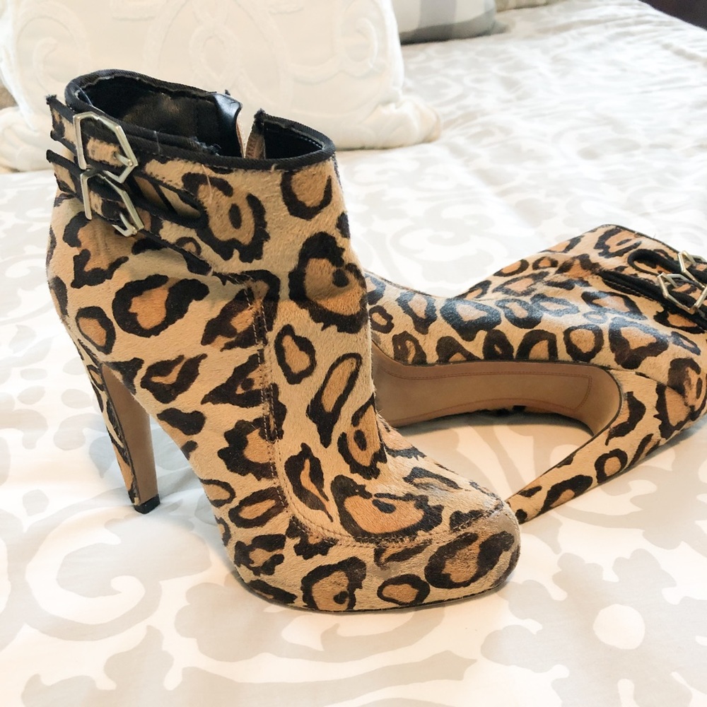 Sam Edelman Leopard Booties